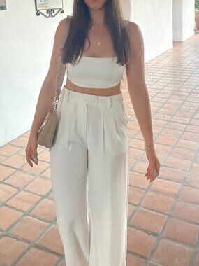 Princess Polly White Trouser